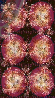 Güzel soyut kar taneleri raster tasarımı. Yeni yıl kar tanesi. Düz kar karalama ikonları, kar taneleri kahverengi, kırmızı ve bej renkli siluetler Noel afişi için, kartlar.