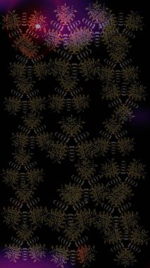 Black, gray and brown silhouette snow flake sign. Snowflake mosaic icon. Flat design. Graphic element decoration. Raster illustration. Symbol winter, frozen, Christmas, New Year holiday.