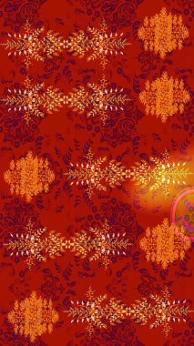 Renkli elementlerle Raster ilginç desen.