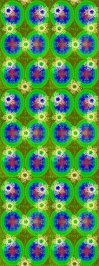 Raster Noel soyut renkli arka plan ve tatlı kar tanesi. Raster illüstrasyonu. Kar taneli yeşil, mavi ve sarı renkler..