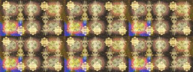 Yeni yıl dekoratif kar taneleri arka planı. El çizimi Noel Raster illüstrasyonu. Kış Kar Taneleri Karalamaları.