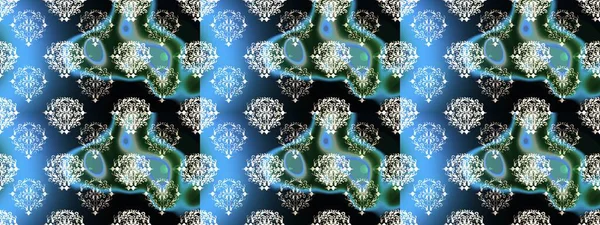 Mavi, siyah ve nötr renklerde çiçek desenleri yok, el yapımı papatyalar, papatyalar. Tekrarlayan çiçek arkaplanı, zarif mavi, siyah ve nötr çiçek duvar kağıdı.