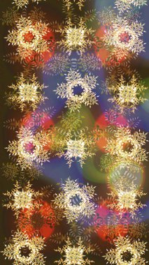 Millefleur 'lar. Küçük kahverengi çiçekli oldukça eski bir besin torbası deseni. Tekstil, kumaş, kapaklar, duvar kağıtları, baskı, paket, koleksiyon defteri, örgü, dekupaj için çiçek arkaplanı..