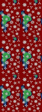 Raster - stok. Vadinin çiçekleri kırmızı renklerde. Eskiz arkaplan modeli. Suluboya, elle çizilmiş.