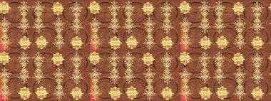 Kar taneleri, kar yağışı. Güzel, kahverengi, sarı ve bej kar taneleri renkli bir arkaplanda izole edilmiş. Düşen Noel stili kar taneleri. Görüntü.