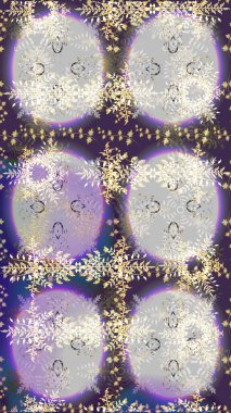 Kış kar tanesi. Kar Tanesi Simgesi. Kar Tanesi Raster illüstrasyonu. Tarafsız, gri ve mor renklerde izole edilmiş..