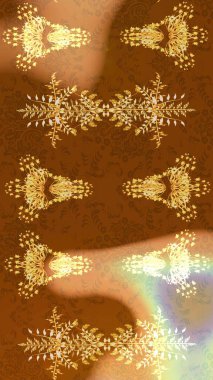 Raster stili kumaş deseni. Çiçekler suluboya çizim deseni.