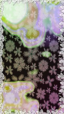 Hediye ambalaj kağıdı, tebrik kartları, posterler ve pankart tasarımı. Raster düz çiçekleri pürüzsüz desen. Gri ve nötr renkte çiçekler.