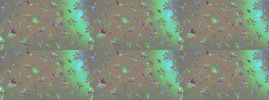 Gri ve bej renkli çiçeklerle çizilmiş çiçek deseni. Suluboya tarzında gri ve bej renkte çiçekler.