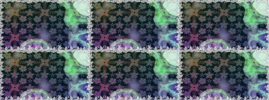 Mavi ve gri renkte çiçekler. Çiçekli karalama şeklinde Raster çiçek deseni. Nazik, narin çiçek arkaplanı.