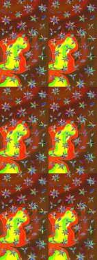 Kızılderili desenli desenli desenli şal deseni. Etnik Mandala süsü. Raster Henna dövme stili. Tekstil, tebrik kartı, boyama kitabı, telefon kılıfı baskısı için kullanılabilir.