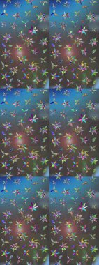 Floral composition, hand painted, delicate template. Scenic flower pattern. Top view, soft blue and gray color style. Stylish invitation for valentines day and greeting card concept.