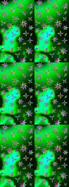 Çiçek arkaplanlı soyut zarafet eskiz deseni. Raster Güzel kumaş deseni.