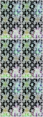 Raster illüstrasyonu. Egzotik çiçekler, nötr ve siyah renkler üzerine botanik ve parlak klasik doğa. Klasik tropikal doğal elementlerin suluboya seti.