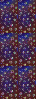 Çiçekli, yapraklı, çiçek desenli eskiz. El çizimi. Raster illüstrasyonu.