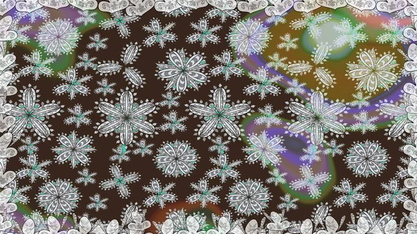 Üst manzara, yumuşak stil. Sevgililer günü ve tebrik kartı konsepti için şık bir davetiye. Çiçek kompozisyonu, el boyası, hassas şablon. Gri ve mor renkte manzaralı çiçek deseni.