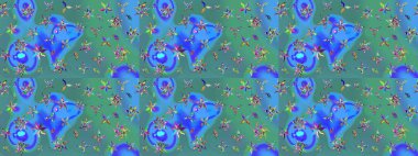 Küçük yabani çiçeklerdeki halk modelini çiz. Taşralı şıklığı. Özgürlük stili Millefleur 'lar. Tekstil, duvar kağıdı, kapaklar, yüzey, baskı, hediye paketi, hatıra defteri, dekupaj için çiçek çayırı arka planı.