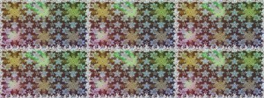 Kahverengi renklerde altın tekrarlayan elementlerle soyut arkaplan. Kusursuz oryantal klasik altın desen.