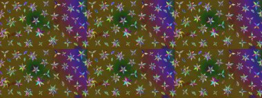 Raster güzel bir çiçek deseni çizmiş. Bahar mevsimi. Tatil havası. Nazik romantik baskı. Renkli çiçekler.