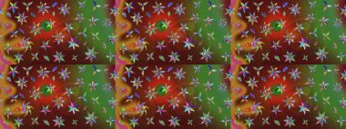 Oldukça eski bir besin torbası deseni, küçük, çiçekler. Millefleur 'lar. Tekstil, kumaş, kapaklar, duvar kağıtları, baskı, paket, koleksiyon defteri, örgü, dekupaj için çiçek arkaplanı..