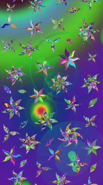 Yumuşak fayans. Klasik çiçek desenli. Paketleme, tekstil, duvar kâğıdı için çiçek eskizi. Yumuşak pamuk tasarımı. Raster taze dokusu.