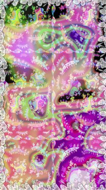 Gömlek baskısı için çiçek boyası. Çiçeksiz desenli arka plan. Tarafsız ve pembe renkte çiçekler.