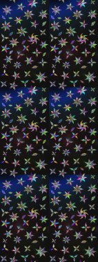 Hediye ambalaj kağıdı, tebrik kartları, posterler ve pankart tasarımı. Raster düz çiçek çizim deseni. Gri ve mavi renkte çiçekler.