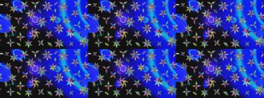 Güzel suluboya yaz çiçekleri deseni..