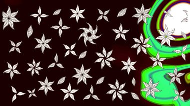 Paketleme, tekstil, duvar kâğıdı için çiçek eskizi. Klasik çiçek desenli. Yumuşak fayans. Raster 'ın taze dokusu. Yumuşak pamuk tasarımı.