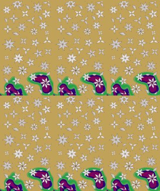 Sarı renklerde. Sarı renkli sarı papatya deseni. Raster illüstrasyonu.