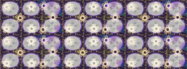 Karla süslenmiş Noel kar taneleri. Noel şenliği geçmişi. Raster illüstrasyonu.