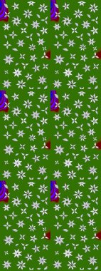 Nazik romantik baskı. Raster güzel bir çiçek deseni çizmiş. Tatil havası. Bahar mevsimi.