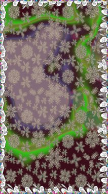 Şatafatlı bahar bahçesi dokusu. Çiçeksiz arka plan. Çiçek deseni. Raster illüstrasyonu.