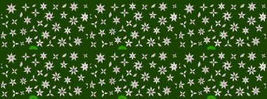 Raster. Güzel suluboya çiçekler, parlak resimler ilham verici yeşil ve nötr çiçek desenli eskiz arka planı.