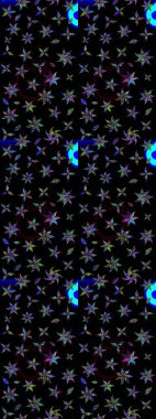 Çiçekleri, deniz kabukları, mandalaları ve suluboya efektleriyle donanma geçmişi. Eskiz modeli etnik tasarım. Yatak çarşafları, ceket, paket tasarımı, kumaş ve moda kavramları için tekstil baskısı.