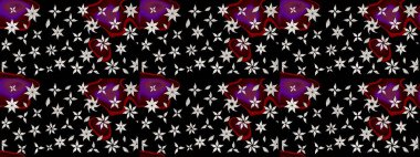 Çiçek arkaplanlı soyut zarafet eskiz deseni. Raster Güzel kumaş deseni.