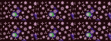 Elle çizilmiş sonbahar çiçeği deseni. Renkli kahverengi çizim deseni. Tekstil ve kapak tasarımı için mükemmel. Doodle tarzı. Kahverengi renkte çiçekler.