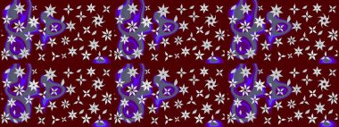 Kırmızı renkte manzaralı çiçek deseni. Çiçek kompozisyonu, el boyası, hassas şablon. Üst manzara, yumuşak stil. Sevgililer günü ve tebrik kartı konsepti için şık bir davet.