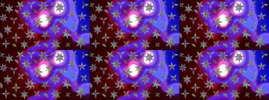 Eskiz geçmişi. Eski usul. Raster illüstrasyonu. Kumaş, tekstil, duvar kağıdı baskısı için. Tomurcukları papatya çiçekleri olan sevimli bir çiçek deseni. Miles Fleur, dandik süs.