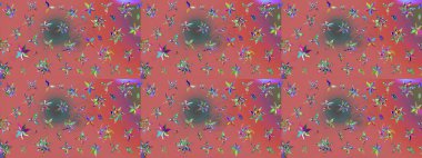 Anti-stres için soyut örnek sayfası. Raster illüstrasyonu. Pembe renklerde.