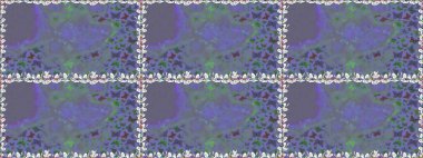 Violet ve nötr kelebekler. Kusursuz. Raster illüstrasyonu. Kumaş, kağıt, ambalaj kâğıdı ve duvar kağıdı tasarımı için harika bir arka plan. Egzotik hayvanlar.