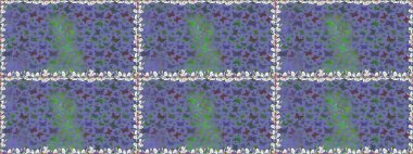 Kusursuz. Menekşe ve yeşil arka planda izole edilmiş web tasarımı için renk çizgisi raster seti. Kelebek.