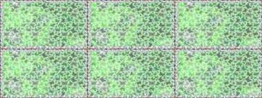 Moda Kumaşı Tasarımı. Kelebek deseni. Raster. Soyut, pürüzsüz bir arkaplan. Yeşil ve nötr renkler üzerine resim.