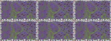 Raster illüstrasyonu. Albüm için resim. Renkli kelebeklerin kusursuz arka planı. Tarafsız ve mor renkli sanat kelebekleri.