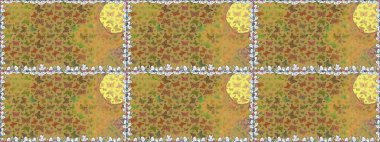 Sarı ve kahverengi kelebek çizimi. Güzel suluboya kelebekler. Raster illüstrasyonu. Kıyafetler, erkekler, kızlar ve duvar kağıtları için soyut, pürüzsüz desen. Fantezi sevimli illüstrasyon.