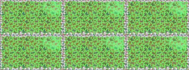 Yeşil ve kahverengi renklerin soyut arkaplanı. Elle çizilmiş kelebeklerle. Dekoratif Raster çizimi. Renkli romantik kelebekler kusursuz desenli arka plan.