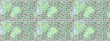 Kusursuz. Raster illüstrasyonu. Kumaş, tekstil, baskı ve davetiye. Tarafsız ve yeşil soyut arka planda gece kelebekleri.