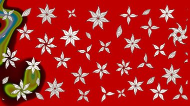 Raster illüstrasyonu. Raster. Eski usul. Eskiz geçmişi. Kumaş, tekstil, duvar kağıdı baskısı için. Tomurcukları çiçekli sevimli çiçek deseni..