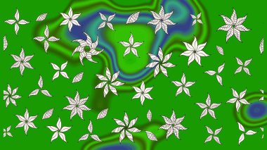 Çiçek arkaplan. Çizim raster deseni. Güzel kumaş deseni.