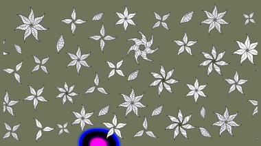 Çiçek deseni duvar kağıdı, desen dolguları ve web sayfası arka planı için kullanılabilir. Süslü zentangle çizim dokusu, soyut çiçeklerle süslenmiş. Şekillendirilmiş çiçekli çizim deseni.